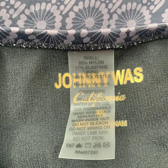 Johnny Was color twist black floral one-piece swimsuit NWT - Picture 10 of 11